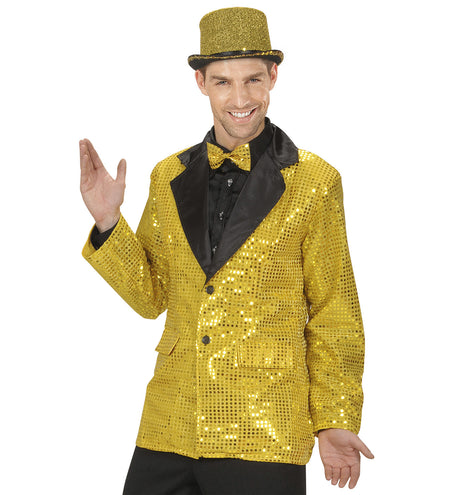 Widmann SRL Pailletten jas goud heren