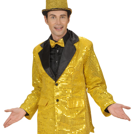 Widmann SRL Pailletten jas goud heren