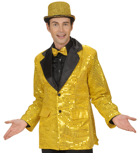 Widmann SRL Pailletten jas goud heren