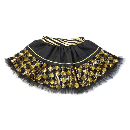Widmann SRL Pailletten petticoat in zwart goud