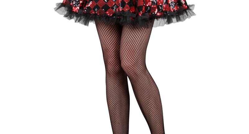 Widmann SRL Pailletten petticoat zwart rood