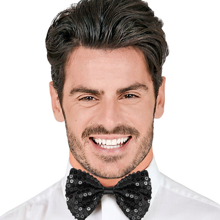 Widmann SRL Pailletten strik zwart