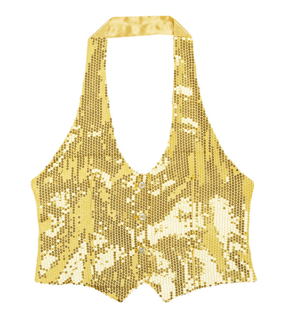 Widmann SRL Pailletten vestje dames goud