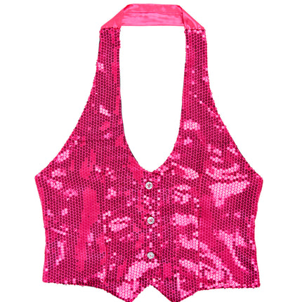 Widmann SRL Pailletten vestje dames roze