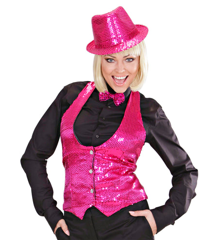Widmann SRL Pailletten vestje dames roze