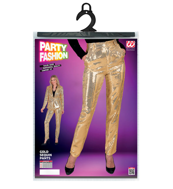 Widmann SRL Paillettenbroek dames Mara goud