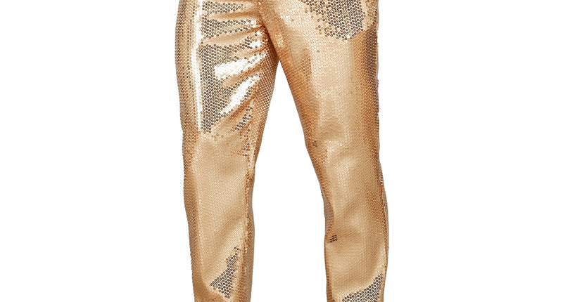 Widmann SRL Paillettenbroek Frank heren goud