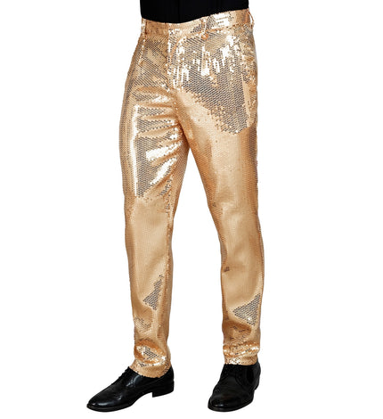 Widmann SRL Paillettenbroek Frank heren goud