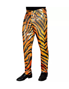 Widmann SRL Paillettenbroek heren tijger