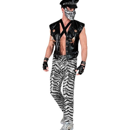 Widmann SRL Paillettenbroek heren zebra