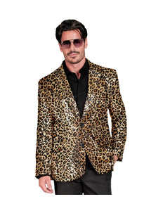 Widmann SRL Paillettencolbert luipaard