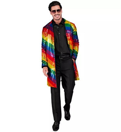 Widmann SRL Paillettenjas regenboog Pride