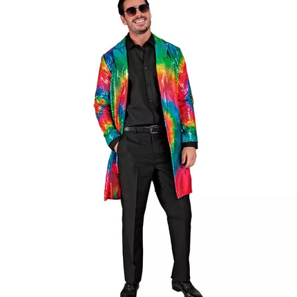 Widmann SRL Paillettenjas tie dye Reggae