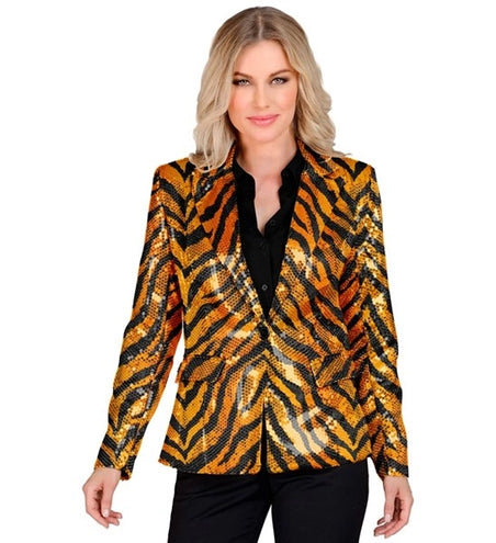 Widmann SRL Paillettenjas tijger