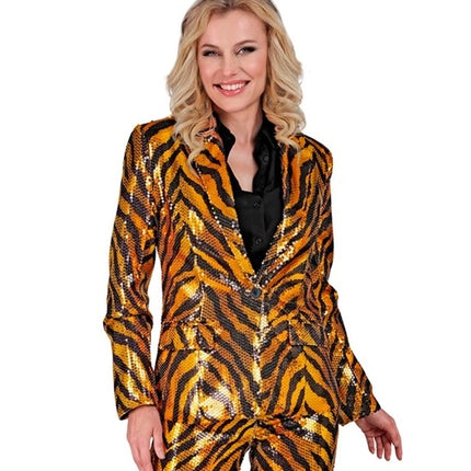 Widmann SRL Paillettenjas tijger