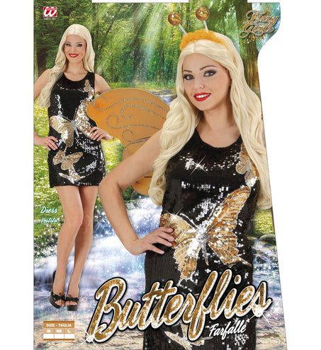 Widmann SRL Paillettenjurk Vlinderpak Jenna