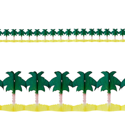 Widmann SRL Palmboom slingers als decoratie