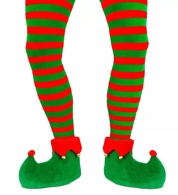 Widmann SRL Panty gestreept groen / rood Elf