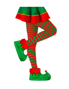 Widmann SRL Panty gestreept groen / rood one size Elf