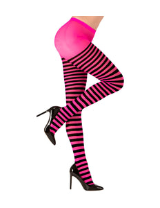 Widmann SRL Panty gestreept roze zwart