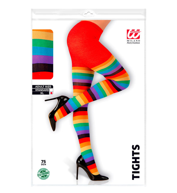 Widmann SRL Panty regenboog gestreept