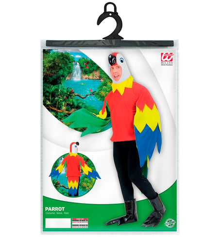 Widmann SRL Papegaaienpak volwassenen