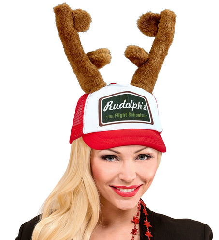 Widmann SRL Pet met rendierhoorntjes kerst