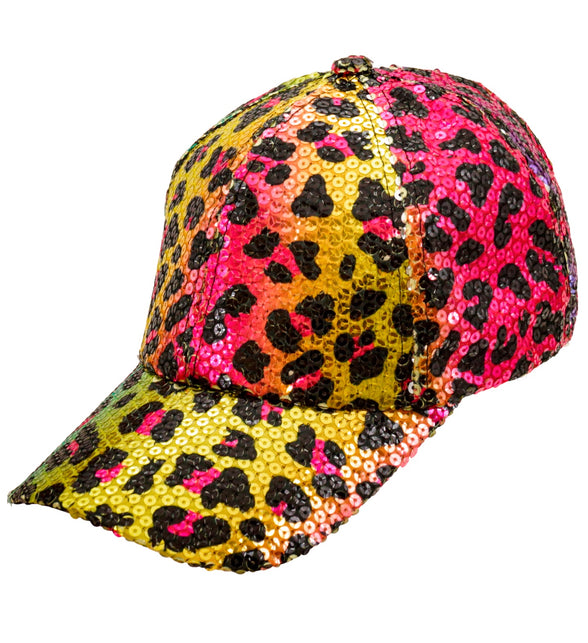 Widmann SRL Pet pailletten regenboog luipaard