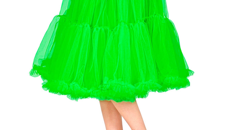 Widmann SRL Petticoat groen tule 65cm