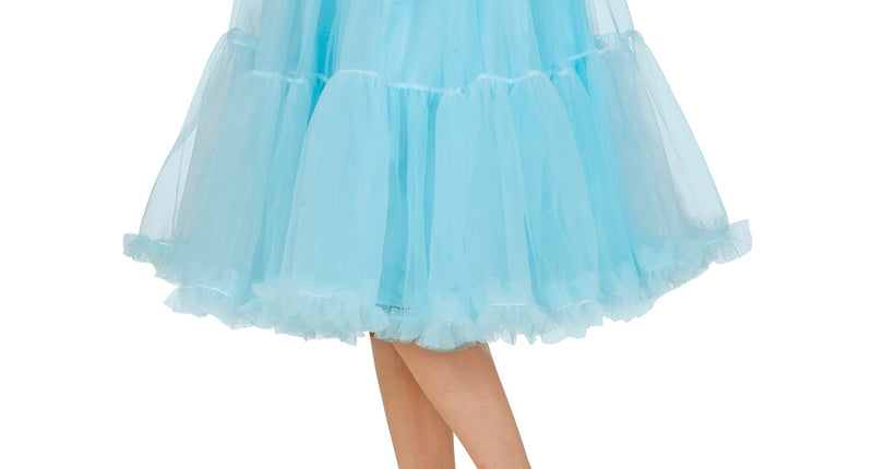 Widmann SRL Petticoat licht blauw tule 65cm