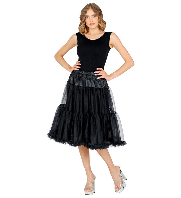 Widmann SRL Petticoat zwart tule 65cm