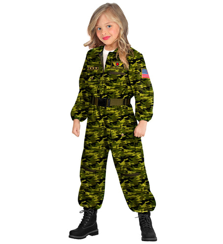 Widmann SRL Piloot straaljager kind Nick