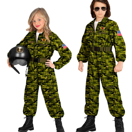 Widmann SRL Piloot straaljager kind Nick