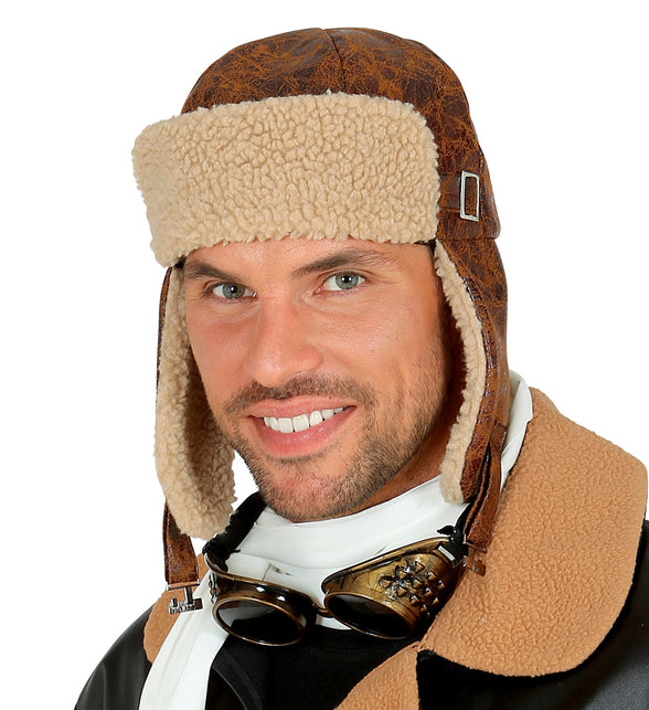 Widmann SRL Piloten muts retro vliegenier