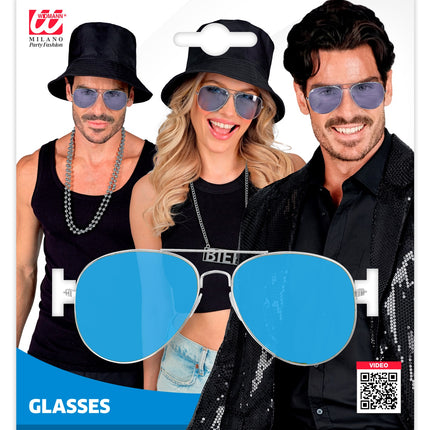 Widmann SRL Pilotenbril blauw