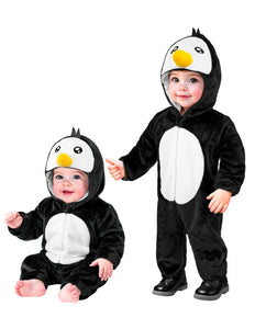 Widmann SRL Pinguin kostuum pluche fluweel