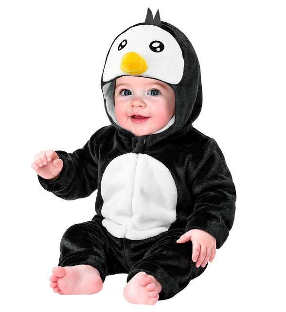 Widmann SRL Pinguin kostuum pluche fluweel