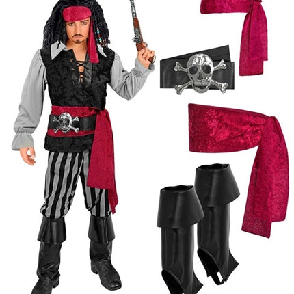 Widmann SRL Piraat jongen kostuum Timo