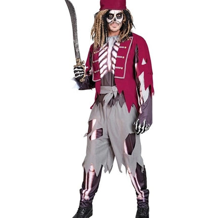 Widmann SRL Piraat skelet kostuum Jack