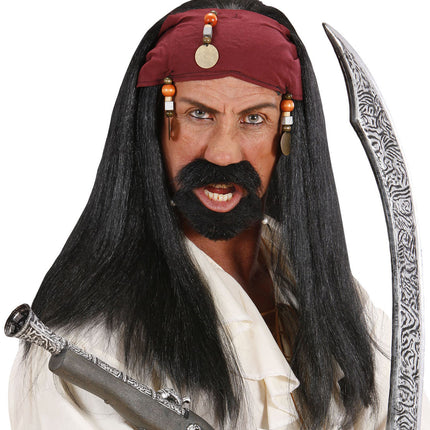Widmann SRL Pirate of the Caribbean piraten pruik
