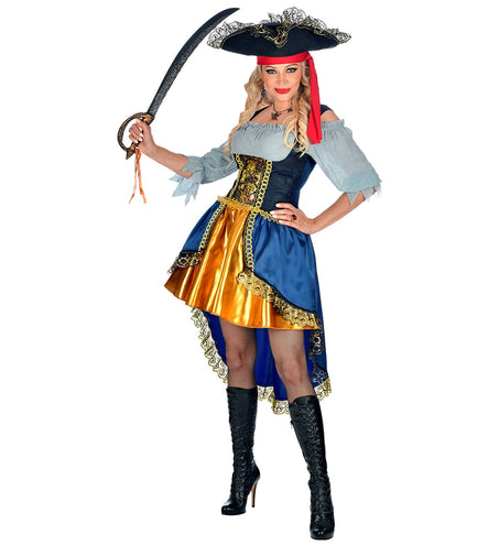 Widmann SRL Piraten kapitein kostuum dames