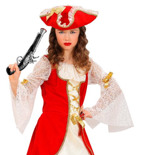 Widmann SRL Piraten pistool zwart zilver