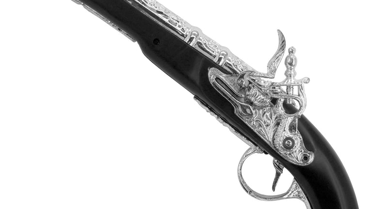 Widmann SRL Piraten pistool zwart zilver