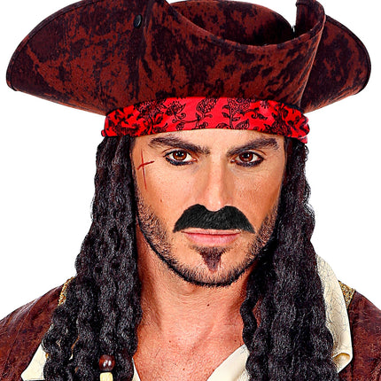 Widmann SRL Piraten snor voor piraten