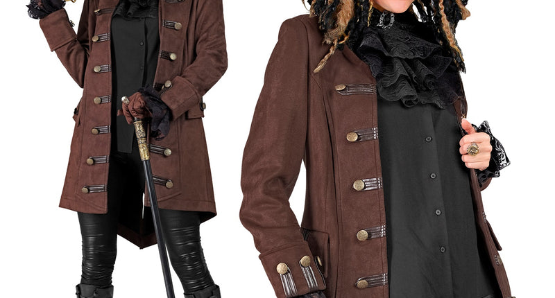 Widmann SRL Piraten/ steampunkjas voor dames