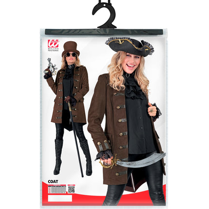 Widmann SRL Piraten/ steampunkjas voor dames