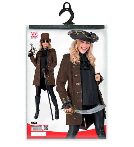 Widmann SRL Piraten/ steampunkjas voor dames