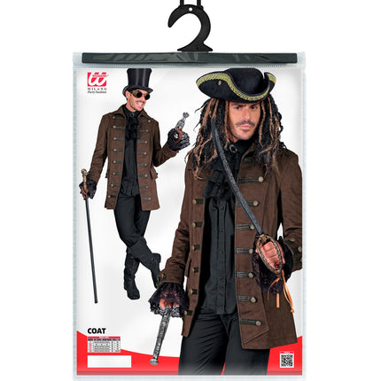 Widmann SRL Piraten/ steampunkjas voor heren