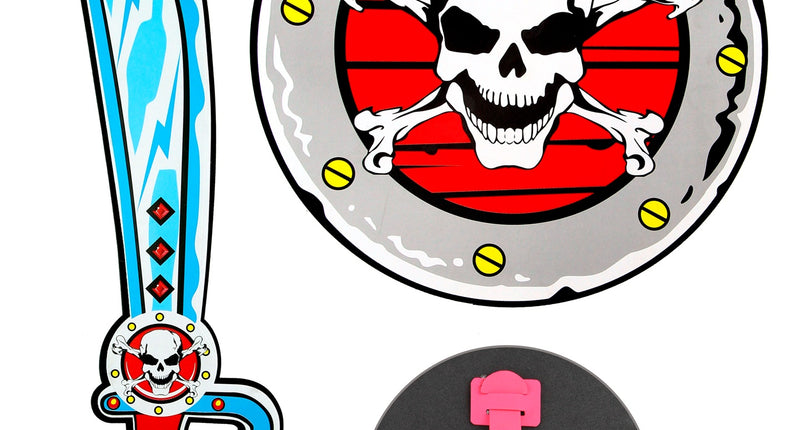 Widmann SRL Piraten zwaard met schild