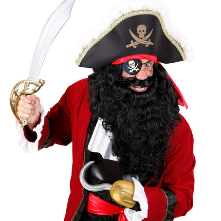 Widmann SRL Piratenhaak met zwarte mouw